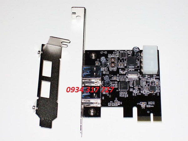 Card PCI-Ex to 2 PORT USB 3.0 Unitek Y-7301